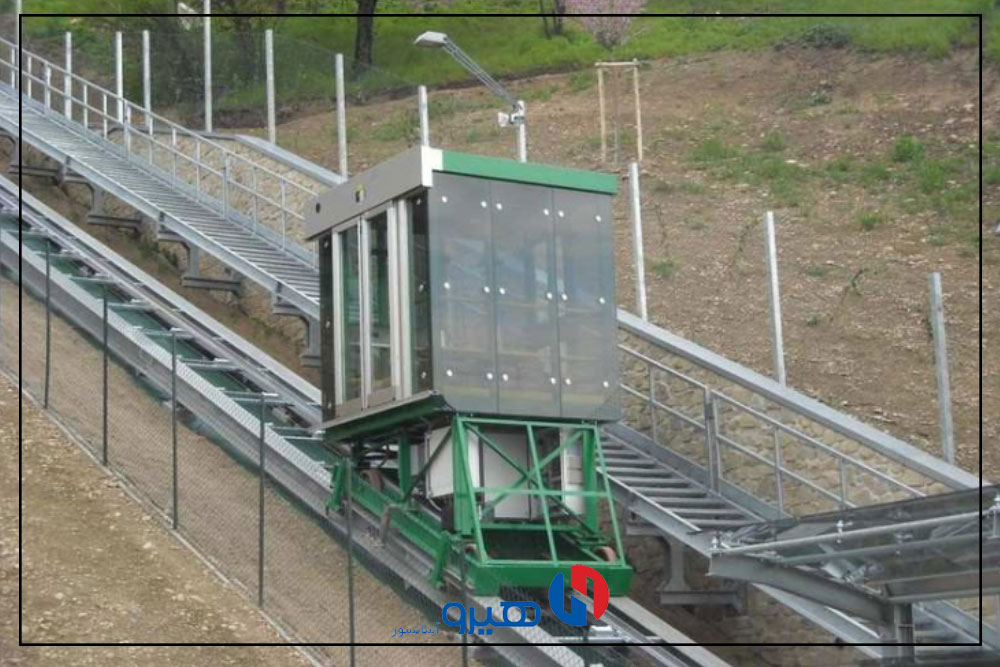 مزایای آسانسور شیبدار